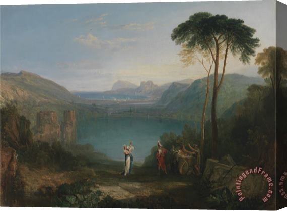 Jospeh William Mallord Turner Lake Avernus Stretched Canvas Painting / Canvas Art