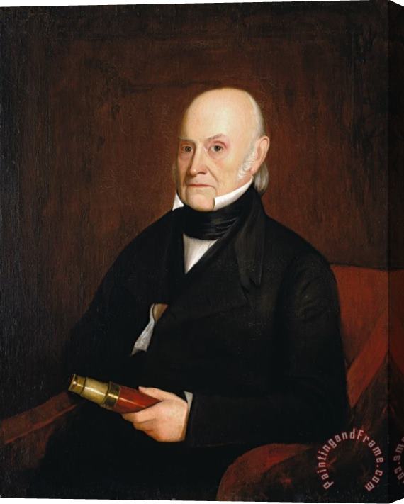 Jr. William Hudson John Quincy Adams Stretched Canvas Print / Canvas Art