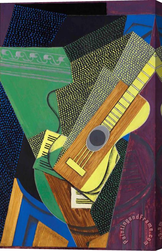 Juan Gris Guitare Sur Une Table, 1916 Stretched Canvas Print / Canvas Art