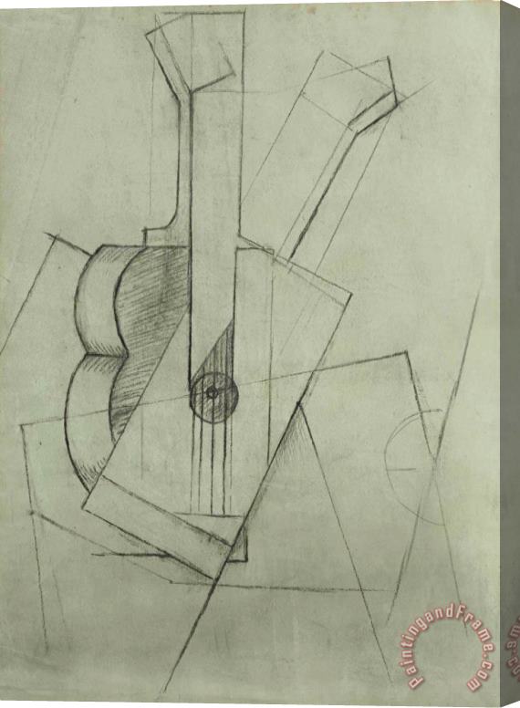Juan Gris La Guitare, 1913 Stretched Canvas Painting / Canvas Art