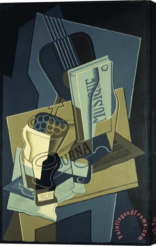 Juan Gris Music Book, 8127 Stretched Canvas Painting / Canvas Art