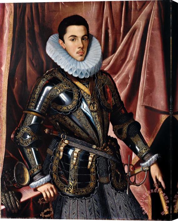 Juan Pantoja de la Cruz Portrait of Prince Philip Emmanuel of Savoy Stretched Canvas Print / Canvas Art