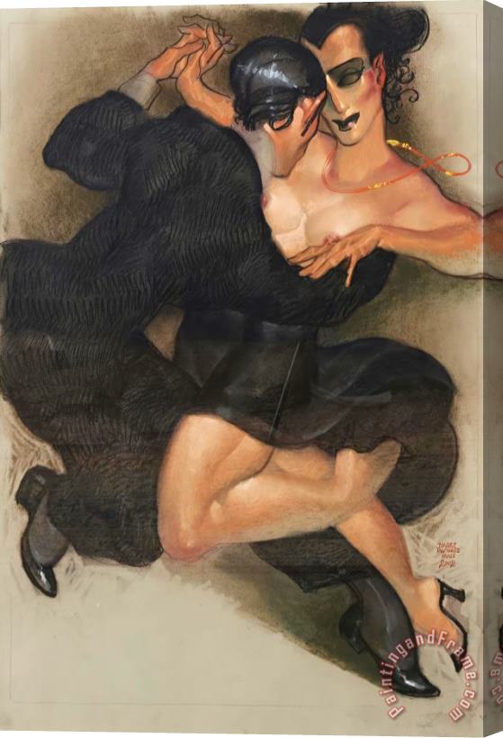 Juarez Machado Couple Dancing, 2002 Stretched Canvas Print / Canvas Art