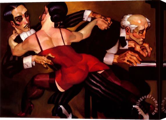 Juarez Machado The Last Tango I Stretched Canvas Painting / Canvas Art