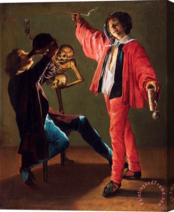 Judith Leyster The Last Drop (the Gay Cavalier) Stretched Canvas Print / Canvas Art