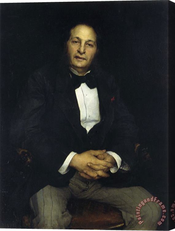Jules Bastien Lepage Portrait of M.h. Simon Hayem Stretched Canvas Painting / Canvas Art