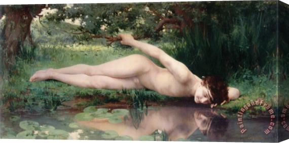Jules Cyrille Cave Narcissus Stretched Canvas Print / Canvas Art