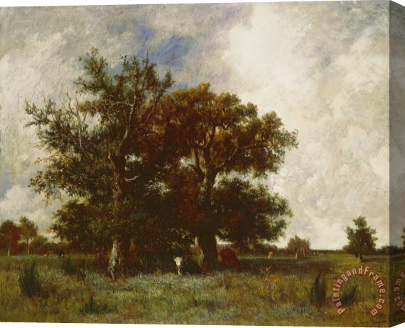 Jules Dupre Fontainebleau Oak Stretched Canvas Painting / Canvas Art