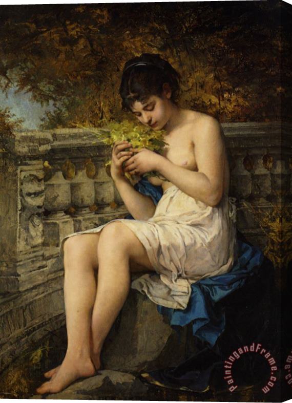Jules Salles-wagner La Jeune Mere Stretched Canvas Painting / Canvas Art