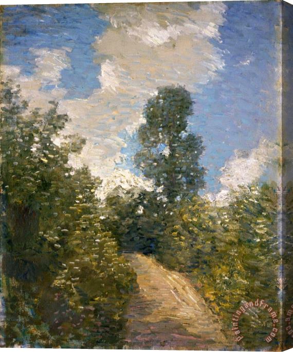 Julian Alden Weir Back Road Stretched Canvas Painting / Canvas Art