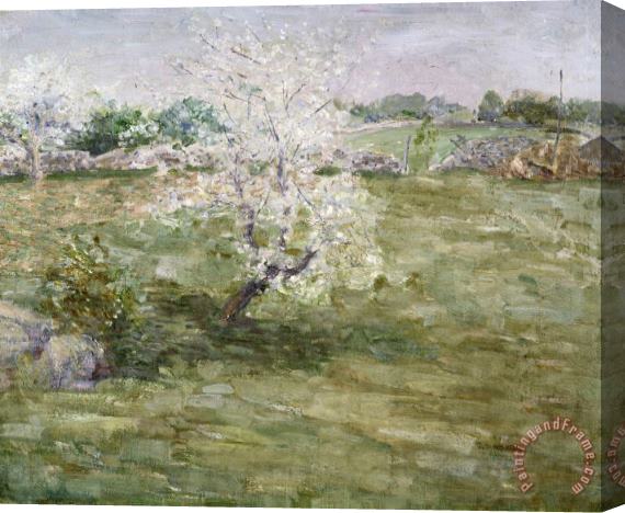 Julian Alden Weir Orchard Stretched Canvas Painting / Canvas Art