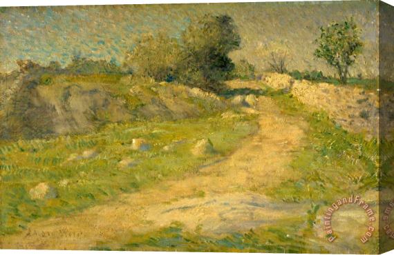 Julian Alden Weir The Lane Stretched Canvas Painting / Canvas Art