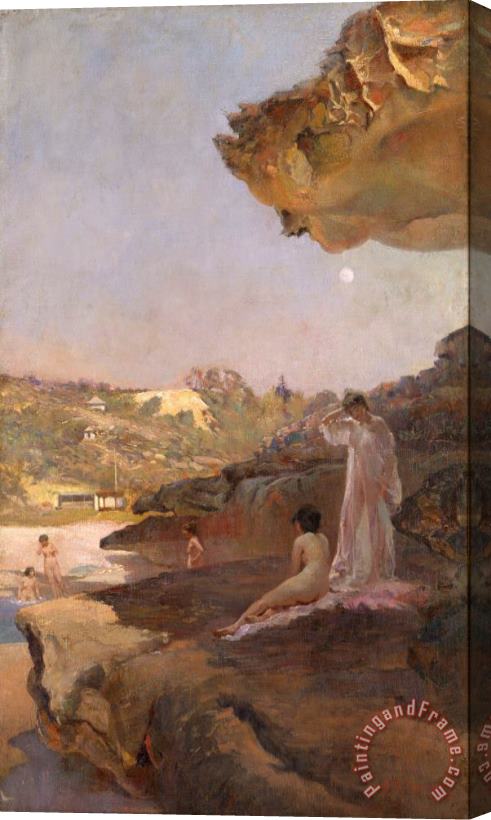 Julian Ashton Tamarama Beach, Forty Years Ago, a Summer Morning Stretched Canvas Painting / Canvas Art