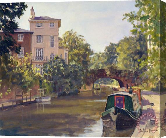 Julian Barrow Regent S Park Canal Stretched Canvas Painting / Canvas Art
