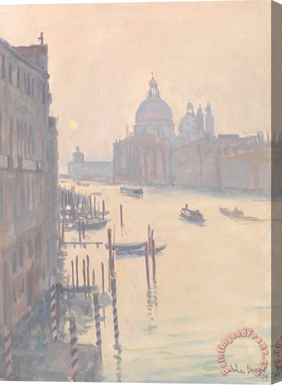 Julian Barrow Sunrise From Accademia Bridge Stretched Canvas Painting / Canvas Art