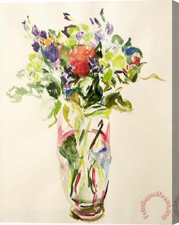 Julie Held Bouquet Stretched Canvas Print / Canvas Art