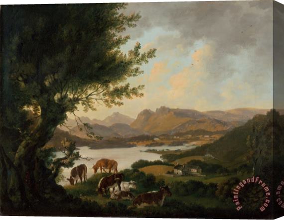 Julius Caesar Ibbetson Lake Windermere Stretched Canvas Print / Canvas Art