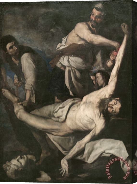 Jusepe de Ribera Martiri De Sant Bartomeu Stretched Canvas Print / Canvas Art