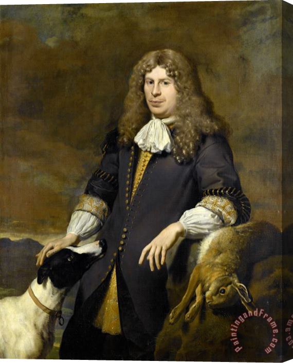 Karel Dujardin Portrait of a Man, Possibly Jacob De Graeff, Alderman of Amsterdam in 1672 Stretched Canvas Painting / Canvas Art