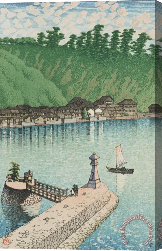 Kawase Hasui Mihogaseki Izumo (izumo Mihogaseki), From The Series Souvenirs of Travels, Third Series (tabi Miyage, Dai San Shu) Stretched Canvas Print / Canvas Art