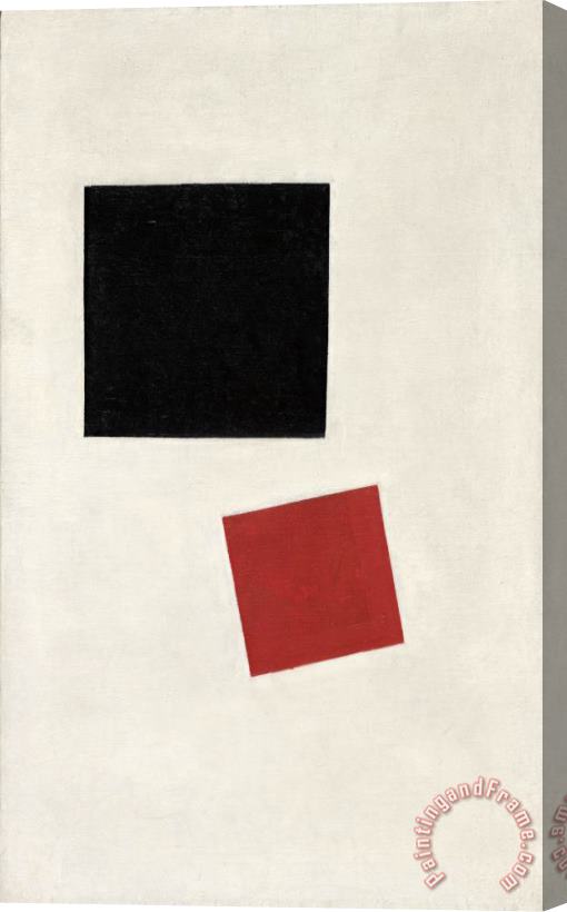 Kazimir Malevich Painterly Realism of a Boy with Stretched Canvas Print / Canvas Art