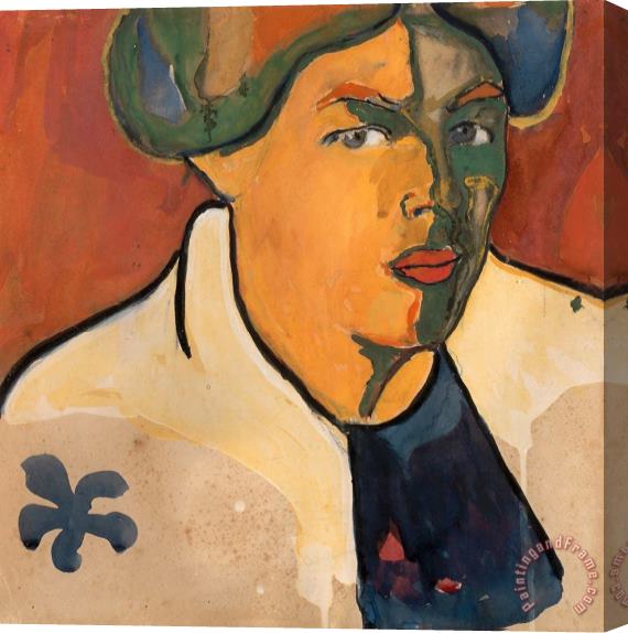 Kazimir Malevich Portrait Stretched Canvas Print / Canvas Art