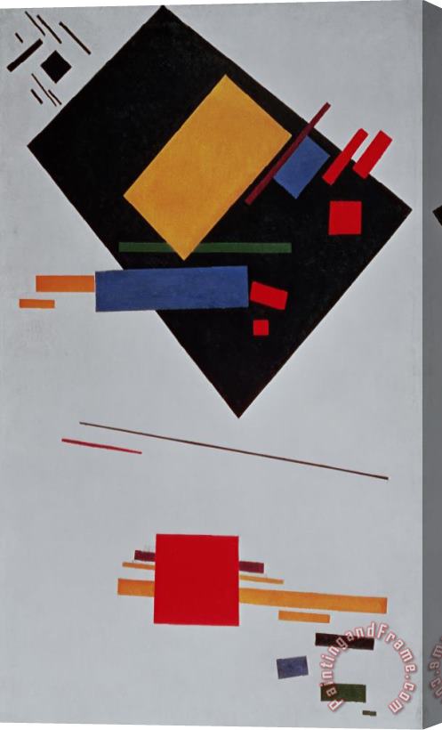 Kazimir Malevich Suprematist Composition Stretched Canvas Painting / Canvas Art