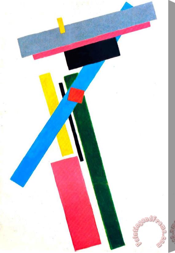 Kazimir Severinovich Malevich Suprematism Stretched Canvas Print / Canvas Art