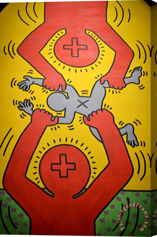 Keith Haring Pop Shop 20 Stretched Canvas Print / Canvas Art