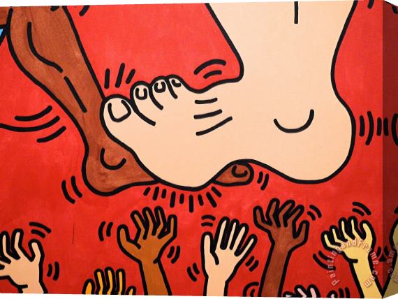 Keith Haring Pop Shop III Stretched Canvas Painting / Canvas Art