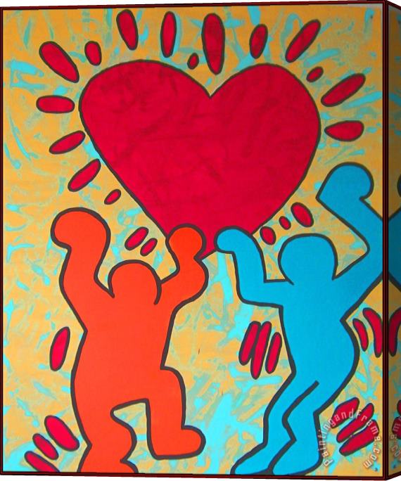 Keith Haring Pop Shop Vi Stretched Canvas Print / Canvas Art
