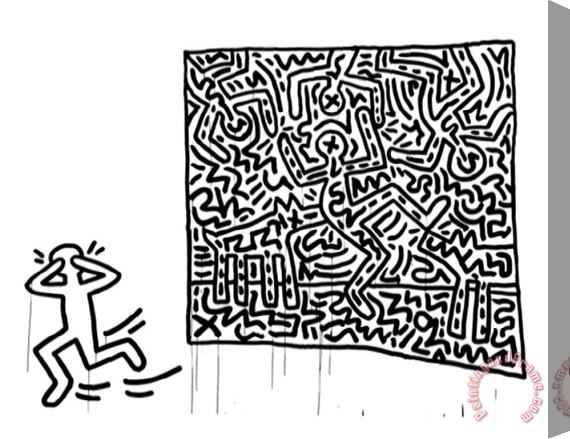 Keith Haring Untitled 1982 Stretched Canvas Print / Canvas Art