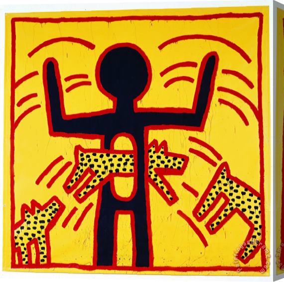 Keith Haring Untitled, 1982 Stretched Canvas Painting / Canvas Art