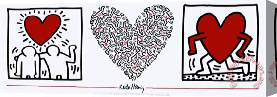 Keith Haring Untitled 1987 Stretched Canvas Print / Canvas Art