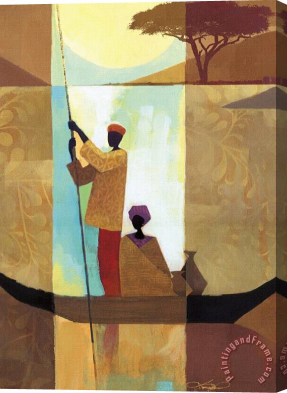 Keith Mallett On The River II Stretched Canvas Painting / Canvas Art