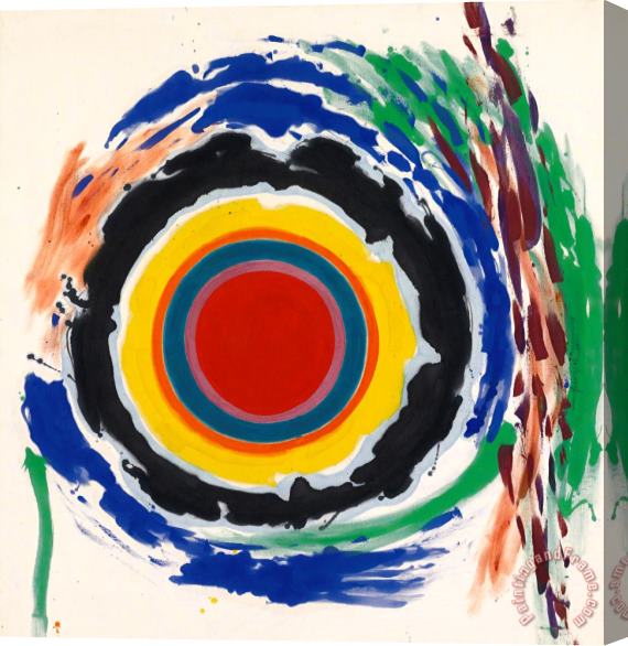 Kenneth Noland Heat Stretched Canvas Painting / Canvas Art