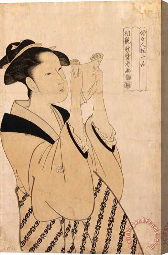 Kitagawa Utamaro Untitled 4 Stretched Canvas Painting / Canvas Art