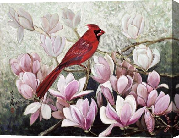 Komi Chen Cardinal Stretched Canvas Painting / Canvas Art