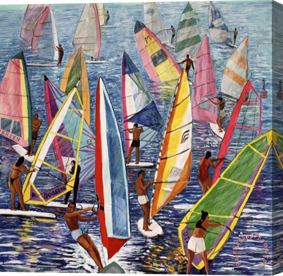 Komi Chen Smooth Sailing Stretched Canvas Painting / Canvas Art