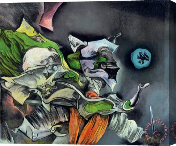 Kurt Seligmann Devil And Fool Stretched Canvas Print / Canvas Art