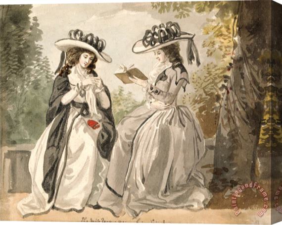 Lady Salesbury The Misses Van And Lady Salisbury Stretched Canvas Painting / Canvas Art