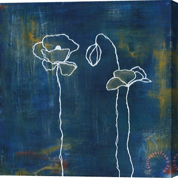 Laura Gunn Spring Silhouettes I Stretched Canvas Print / Canvas Art