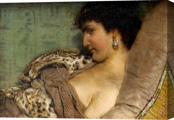 Lawrence Alma-tadema Cleopatra 2 Stretched Canvas Painting / Canvas Art