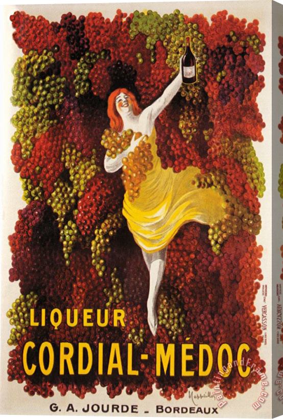 Leonetto Cappiello Liqueur Cordial Medoc Stretched Canvas Painting / Canvas Art