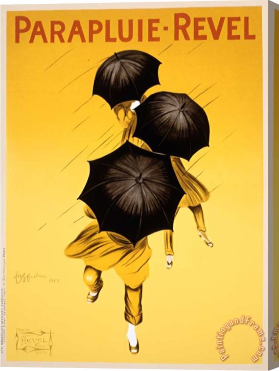 Leonetto Cappiello Parapluie Revel C 1922 Stretched Canvas Print / Canvas Art