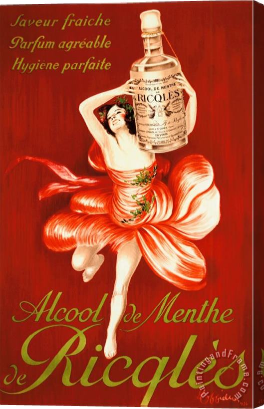 Leonetto Cappiello Ricqles Stretched Canvas Painting / Canvas Art