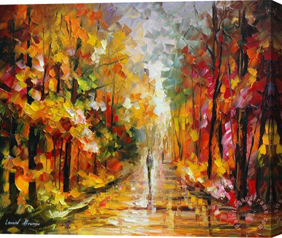 Leonid Afremov After The Rain Stretched Canvas Painting / Canvas Art