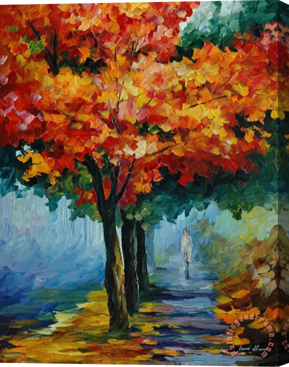 Leonid Afremov Autumn Music Stretched Canvas Painting / Canvas Art