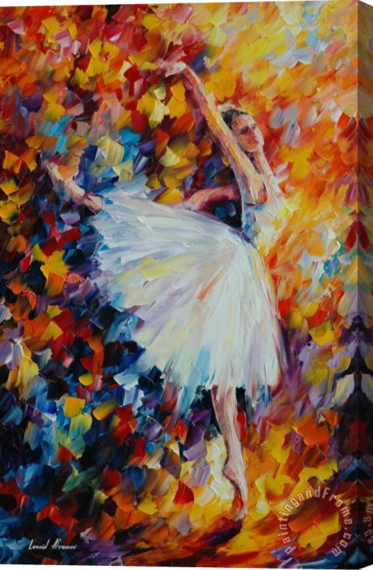 Leonid Afremov Ballet Magic Stretched Canvas Print / Canvas Art