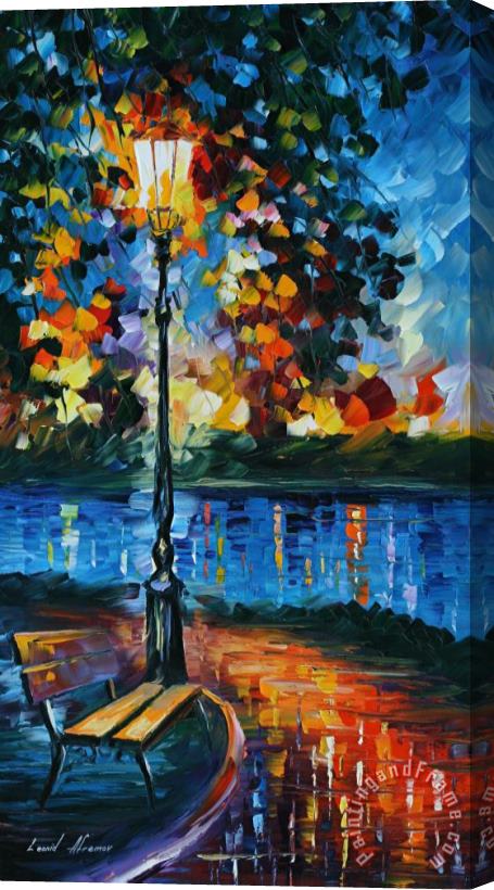 Leonid Afremov Charm Of Loneliness Stretched Canvas Print / Canvas Art
